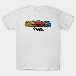 MX5 Miata Generations T-Shirt